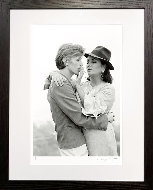 David Bowie en Liz Taylor