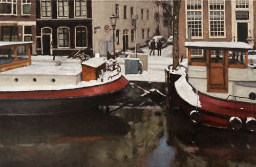 Raamgracht in de winter, Amsterdam – 2021