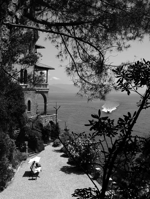 View of the Ligurian Sea, Portofino 2020